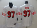 Men's San Francisco 49ers Nick Bosa #97 White Vapor Limited Jerseys