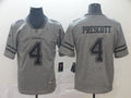 Men's Dallas Cowboys Dak Prescott #4 Gray Alternate Game Jerseys
