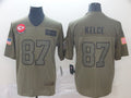Men's Kansas City Chiefs Travis Kelce #87 Brown Player Jerseys