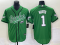 Men's Philadelphia Eagles Jalen Hurts #1 Kelly Green Game Jerseys Joint Edition