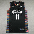 Men's Brooklyn Nets Kyrie Irving #11 Black Swingman Jerseys - City Edition