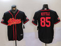 Men's San Francisco 49ers George Kittle #85 Black Replica Player Jerseys