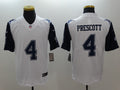 Men's Dallas Cowboys #4 Dak Prescott White Rush legend Jerseys