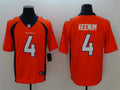 Men's Denver Broncos Case Keenum #4 Orange Game Jerseys