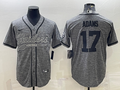 Men's Las Vegas Raiders Davante Adams #17 Gray Player Jerseys Joint Edition