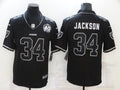 Men's Las Vegas Raiders #34 Bo Jackson Black Game Jerseys