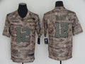 Men's New England Patriots Tom Brady #12 Camouflage Game Jerseys