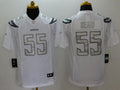 Men's Los Angeles Chargers Junior Seau #55 White Game Jerseys