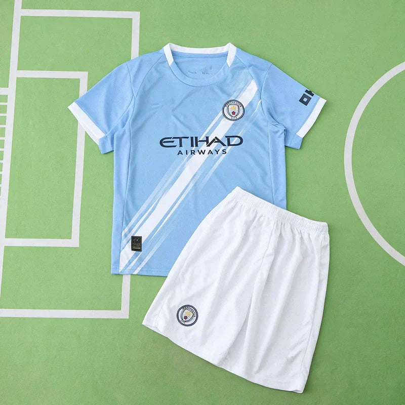 Manchester City F.C. Home Kids Kit 25/26 Season