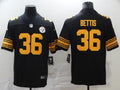 Men's Pittsburgh Steelers Jerome Bettis #36 Black Alternate Legend Jerseys