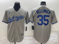 Men's Los Angeles Dodgers Cody Bellinger #35 Gray Stitched Jerseys
