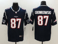 Men's New England Patriots Rob Gronkowski #87 Navy Game Jerseys