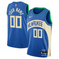 Men's Milwaukee Bucks Royal 2023/24 Custom Swingman Jerseys - City Edition