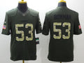Men's San Francisco 49ers Navoro Bowman #53 Army Green Game Jerseys