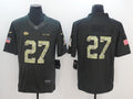 Men's Kansas City Chiefs Karim Hunt #27 Black Game Jerseys