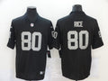 Men's Las Vegas Raiders Jerry Rice #80 Black Game Jerseys