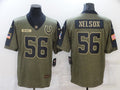 Men's Indianapolis Colts Quenton Nelson #56 Brown Alternate Game Jerseys