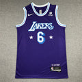 Men's Los Angeles Lakers LeBron James Purple Swingman Jerseys - City Edition