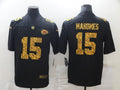 Men's Kansas City Chiefs Patrick Mahomes #15 Black Game Player Jerseys