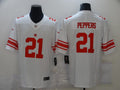 Men's New York Giants Jabrill Peppers #21 White Game Jerseys