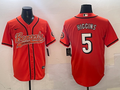Men's Cincinnati Bengals Tee Higgins #5 Orange Game Jersey