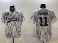Men's Dallas Cowboys Micah Parsons #11 Arctic Camo 2024 Salute to Service Player Jerseys