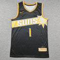 Men's Phoenix Suns Devin Booker #1 Black Select Series Swingman Jerseys