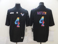 Men's Houston Texans Deshaun Watson #4 Black Game Jerseys