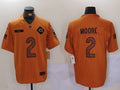 Men's Chicago Bears D.J. Moore #2 Brown 2023 Salute To Service Limited Jerseys