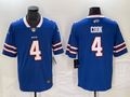 Men's Buffalo Bills James Cook #4 Royal Game Player Jerseys