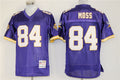 Men's Minnesota Vikings Randy Moss Mitchell & Ness Purple Legacy Replica Jerseys
