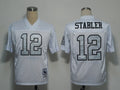 Men's Oakland Raiders Ken Stabler Mitchell & Ness White Legacy Replica Player Jerseys