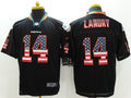 Men's Miami Dolphins Jarvis Landry #14 Black Game Jerseys