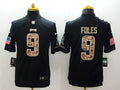 Men's Philadelphia Eagles Nick Foles #9 Black Player Game Jerseys