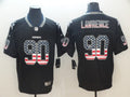 Men's Dallas Cowboys DeMarcus Lawrence #90 Black Authentic Game Jerseys