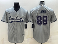 Men's Dallas Cowboys CeeDee Lamb #88 Gray Game Player Jerseys Joint Edition