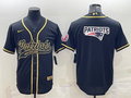 Men's New England Patriots Black Game Jerseys