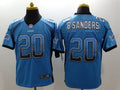 Men's Detroit Lions Barry Sanders #20 Blue Game Jerseys