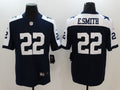 Men's Dallas Cowboys Emmitt Smith #22 Navy Alternate Fashion Game Jerseys