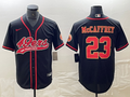 Men's San Francisco 49ers Christian McCaffrey #23 Black Fashion Jerseys Joint Edition