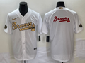 Men's Atlanta Braves White Replica Team Jerseys
