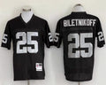 Men's Oakland Raiders Fred Biletnikoff Mitchell & Ness Black Legacy Replica Jerseys