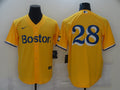 Men's Boston Red Sox J.D. Martinez #28 Gold City Connect Replica Player Jerseys