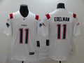 Men's New England Patriots Julian Edelman #11 White Game Player Jerseys