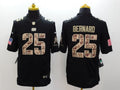 Men's Cincinnati Bengals Giovanni Bernard #25 Black Game Player Jerseys