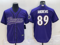 Men's Baltimore Ravens Mark Andrews #89 Purple Game Jerseys Joint Edition