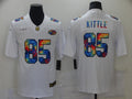 Men's San Francisco 49ers George Kittle #85 White Authentic Game Jerseys