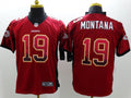 Men's Kansas City Chiefs Joe Montana #19 Red Game Jerseys
