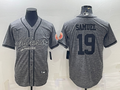 Men's San Francisco 49ers Deebo Samuel #19 Grey Game Jerseys Joint Edition