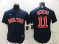 Men's Boston Red Sox Rafael Devers #11 Navy Replica Baseball Jerseys